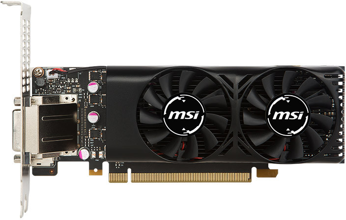 Matériels informatique carte graphique MSI GeForce 1050 2GT LP infinytech Réunion 2