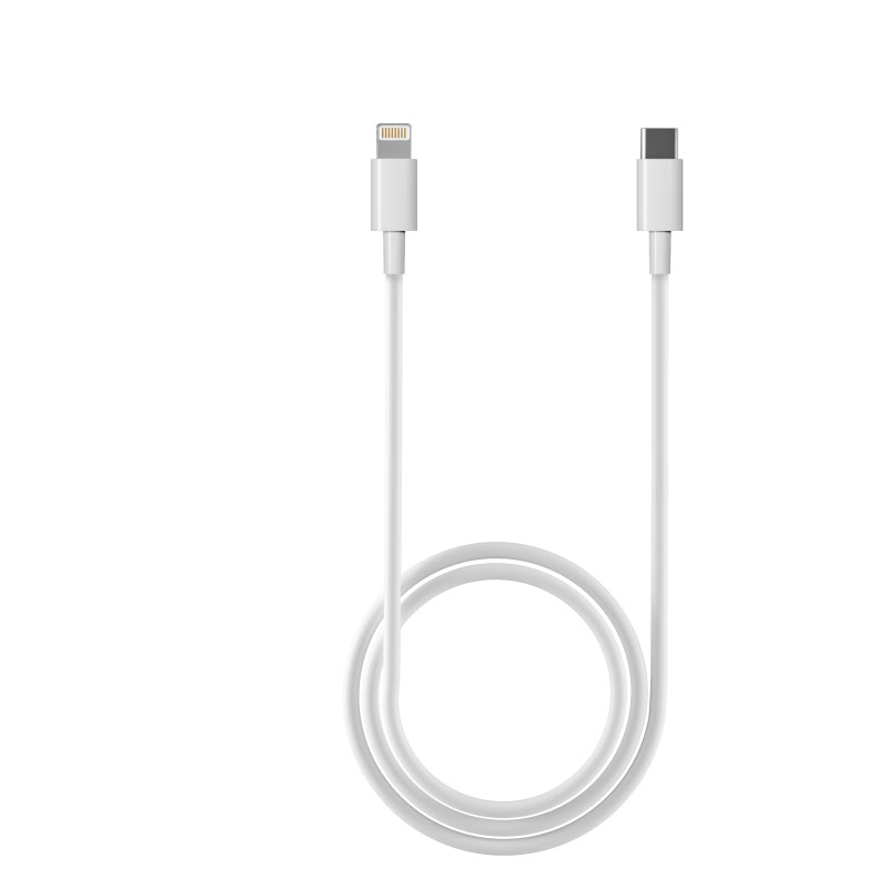 Accessoires téléphonie Câble VORTEX USB-C Mâle vers Lightning 3m Blanc infinytech Réunion 02