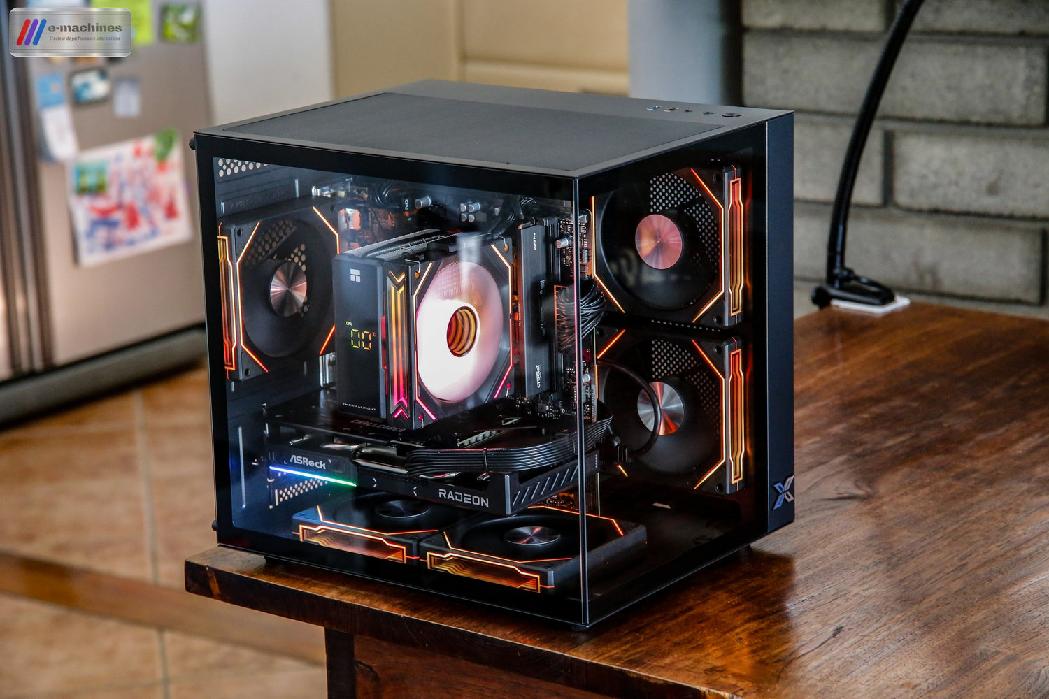 Mini cube Xigmatek Aqua M Ryzen 8400F RX 9060XT 16Go infinytech Réunion 01