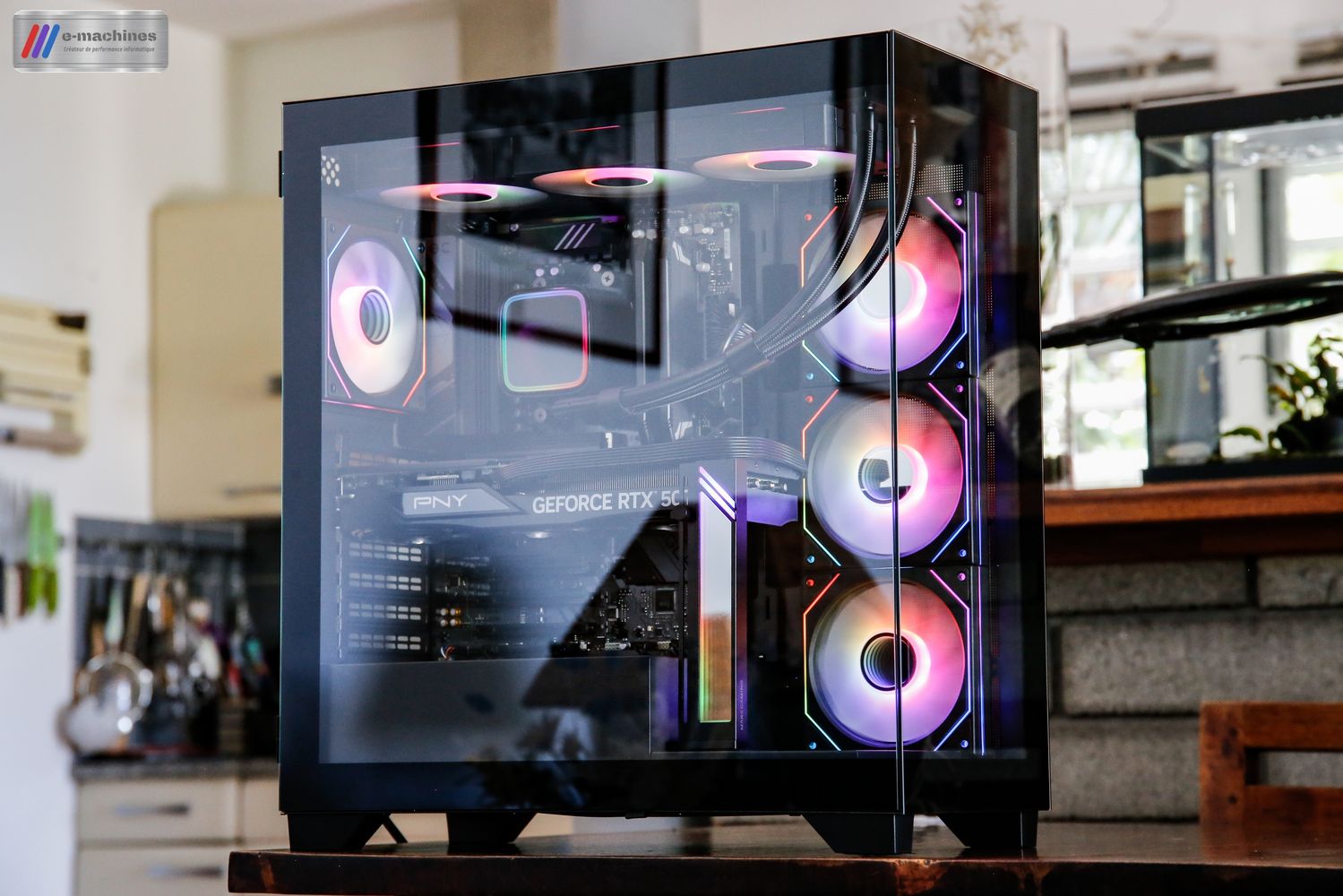 BitFénix Céto Premium Ryzen7 8700F et RTX 5070 infinytech Réunion 06