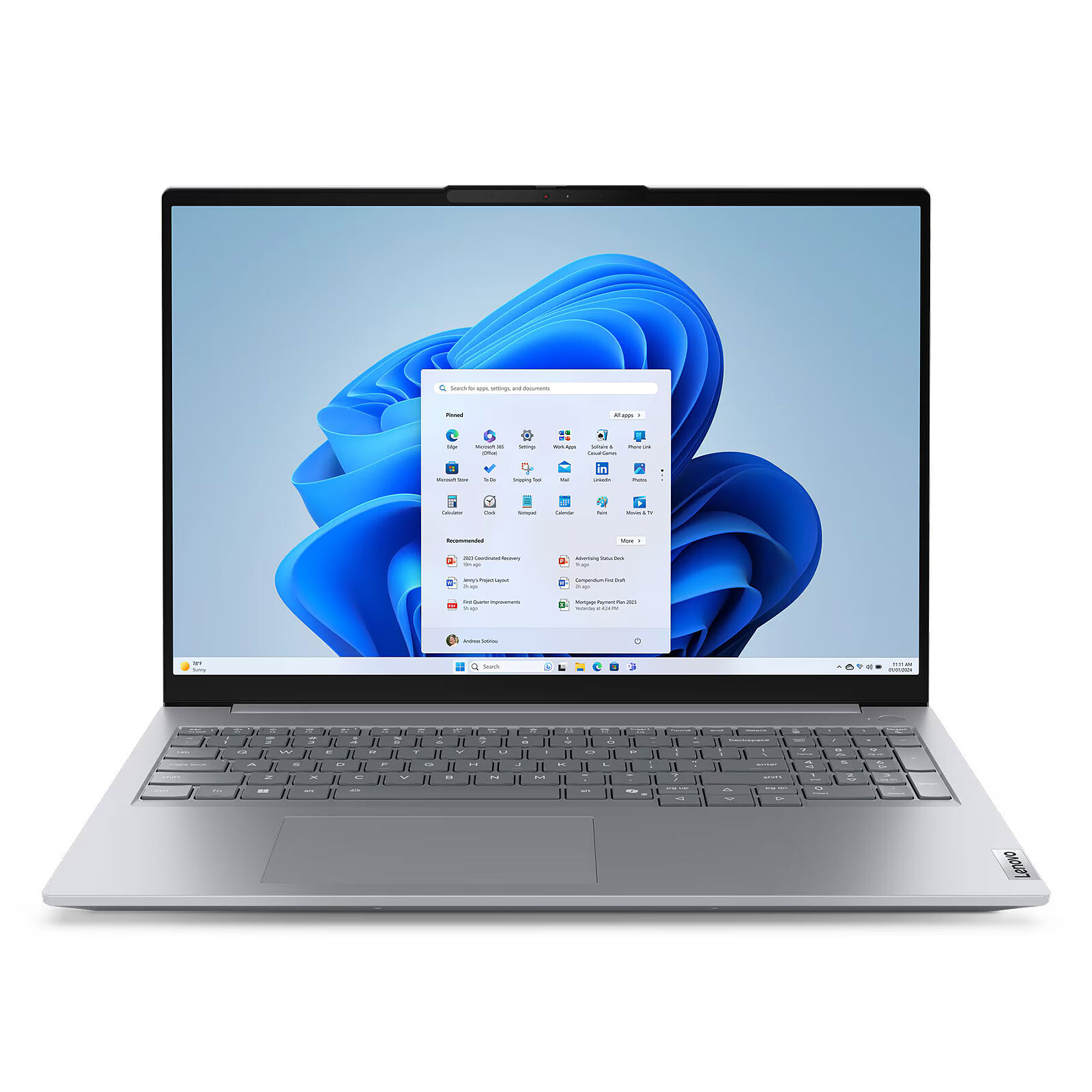 Matériels informatique LENOVO ThinkBook 16 G8 IRL 21SH00FYFR infinytech Réunion 01