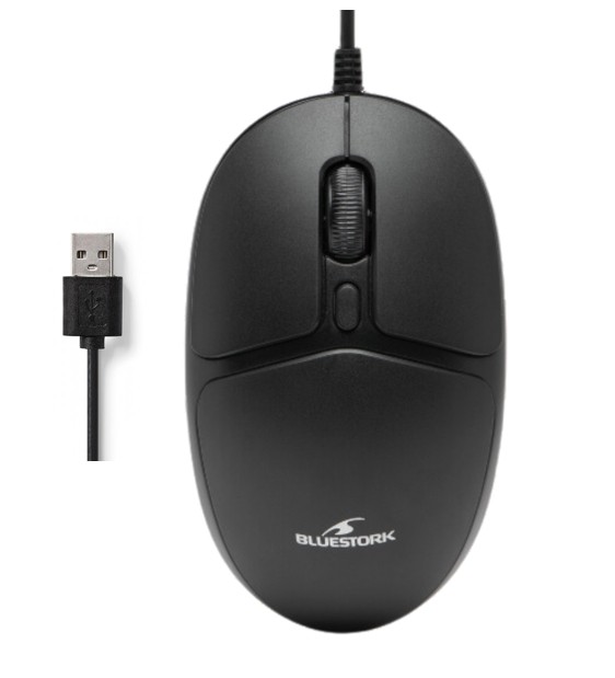 Matériels informatique souris BLUESTORK Office 20 Filaire Noire infinytech Réunion 01