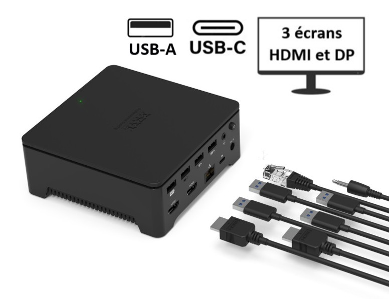 Station d'accueil USB-C PORT DESIGNS 901908-W-EU infinytech Réunion 15