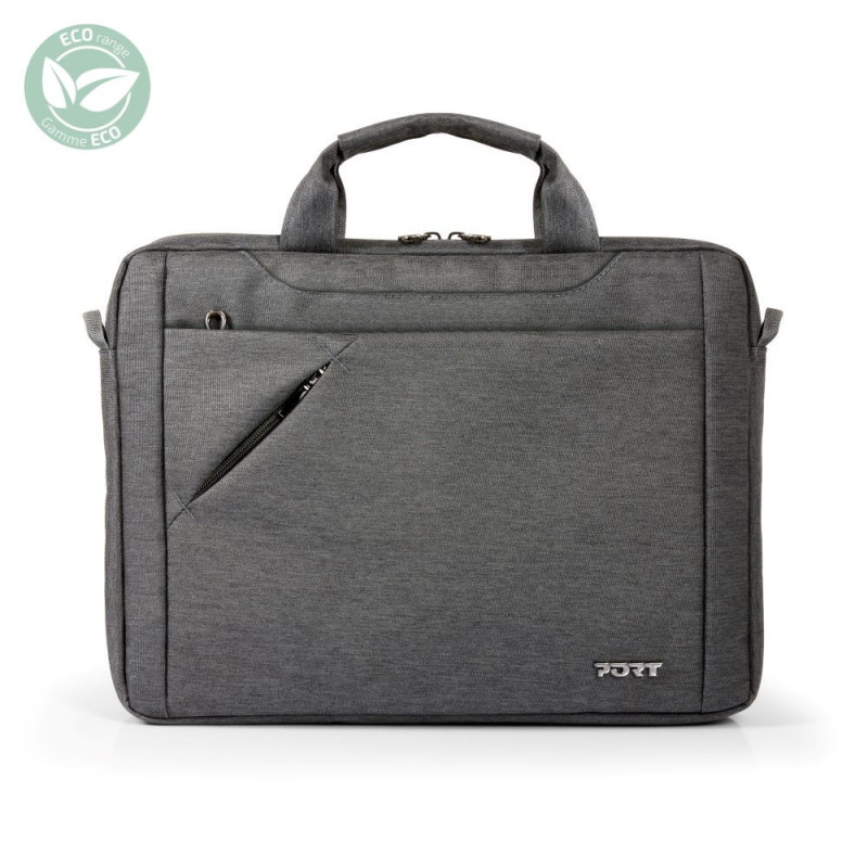 Accessoires informatique Sacoche PORT DESIGNS ECO SYDNEY 135178 14 pouces Grise infinytech Réunion 01