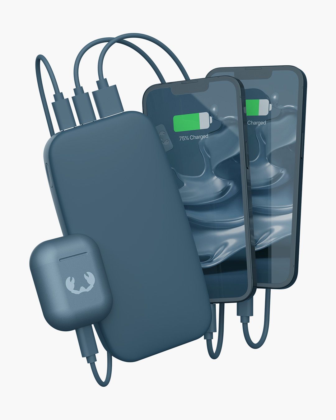 Accessoires téléphonie powerbank FRESH n REBEL 24000 mAh Bleu foncé infinytech Réunion 04