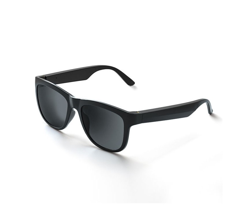 Lunettes de soleil intelligentes Bluetooth CALIBER Noire infinytech Réunion 01