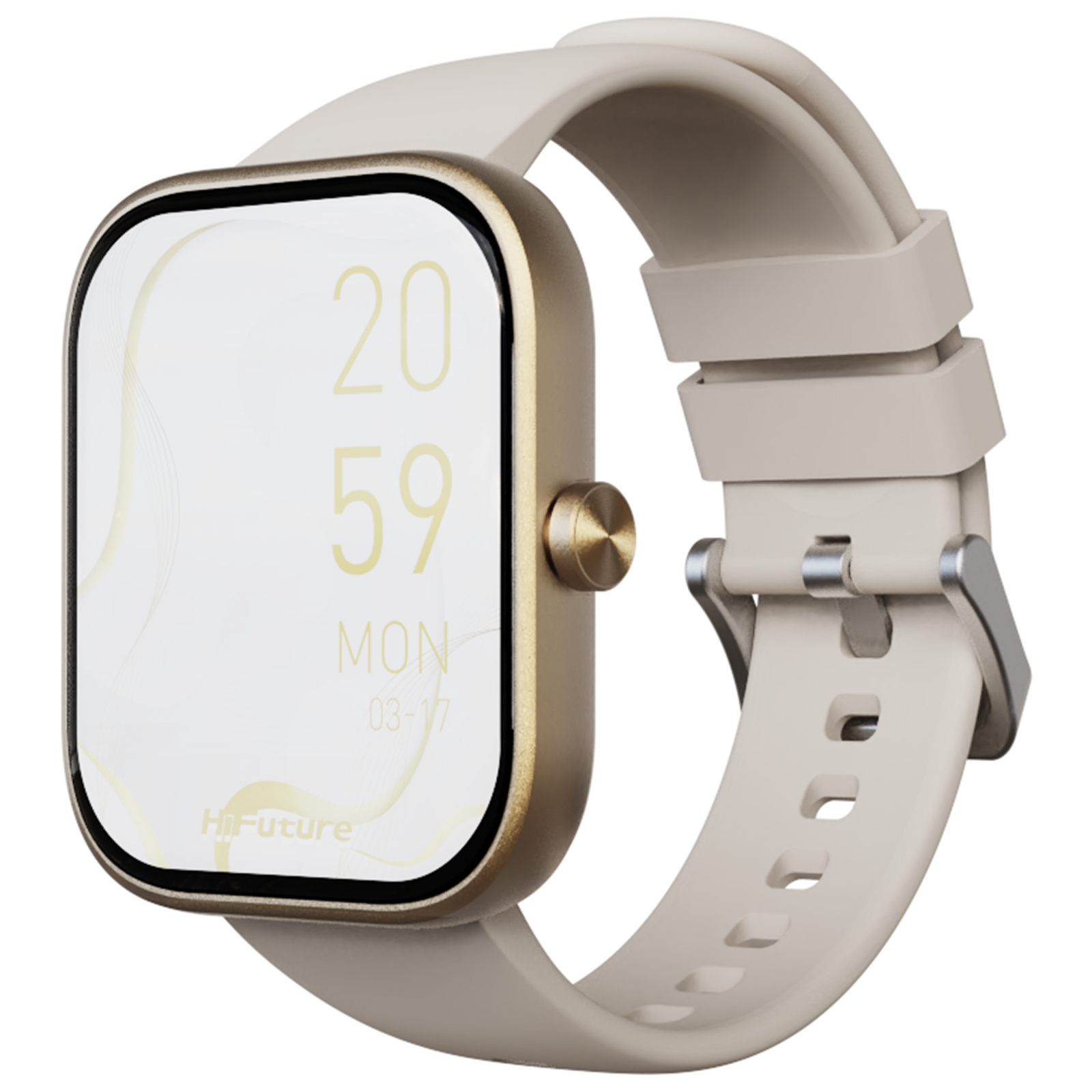 Montre connectée HIFUTURE Lume Champagne infinytech Réunion 02