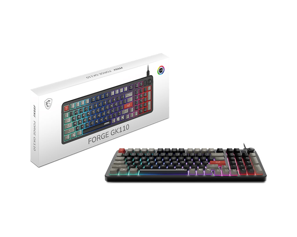 Matériels informatique clavier MSI Forge GK110 infinytech Réunion 05