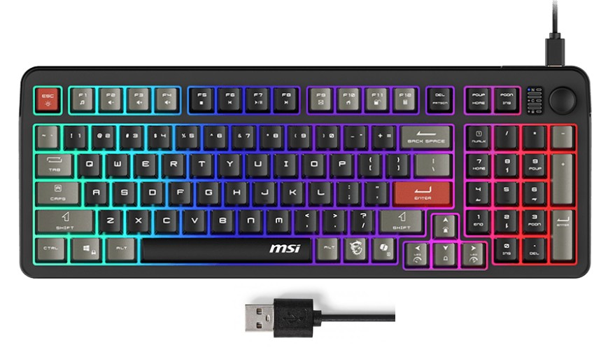 Matériels informatique clavier MSI Forge GK110 infinytech Réunion 01