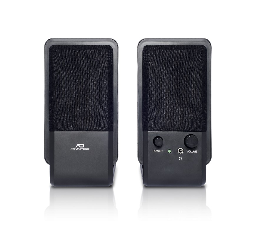 Haut-parleurs 2.0 ADVANCE SoundPhonic 4W Noir infinytech Réunion 11