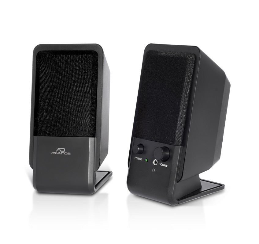 Haut-parleurs 2.0 ADVANCE SoundPhonic 4W Noir infinytech Réunion 10