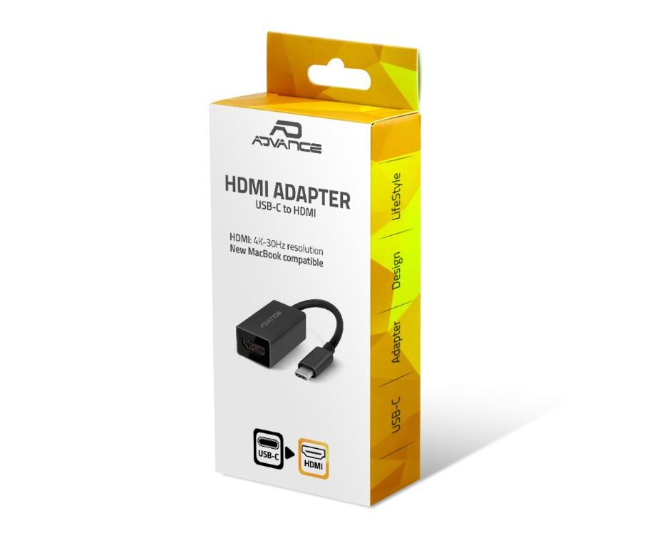 Matériels informatique adaptateur ADVANCE USB-C vers HDMI 4K infinytech Réunion 04