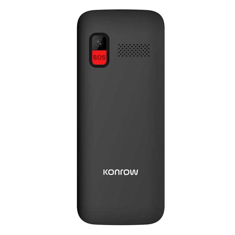 Téléphonie mobile KONROW Senior 280 Next Noir infinytech Réunion 02