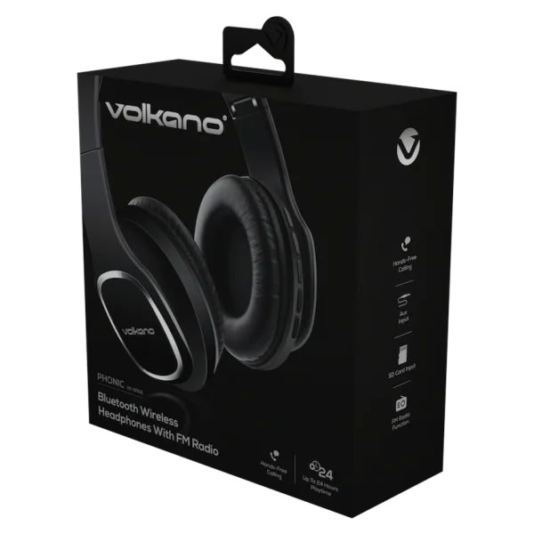 Matériels audio casque micro Volkano Phonic Series Noir infinytech Réunion 04