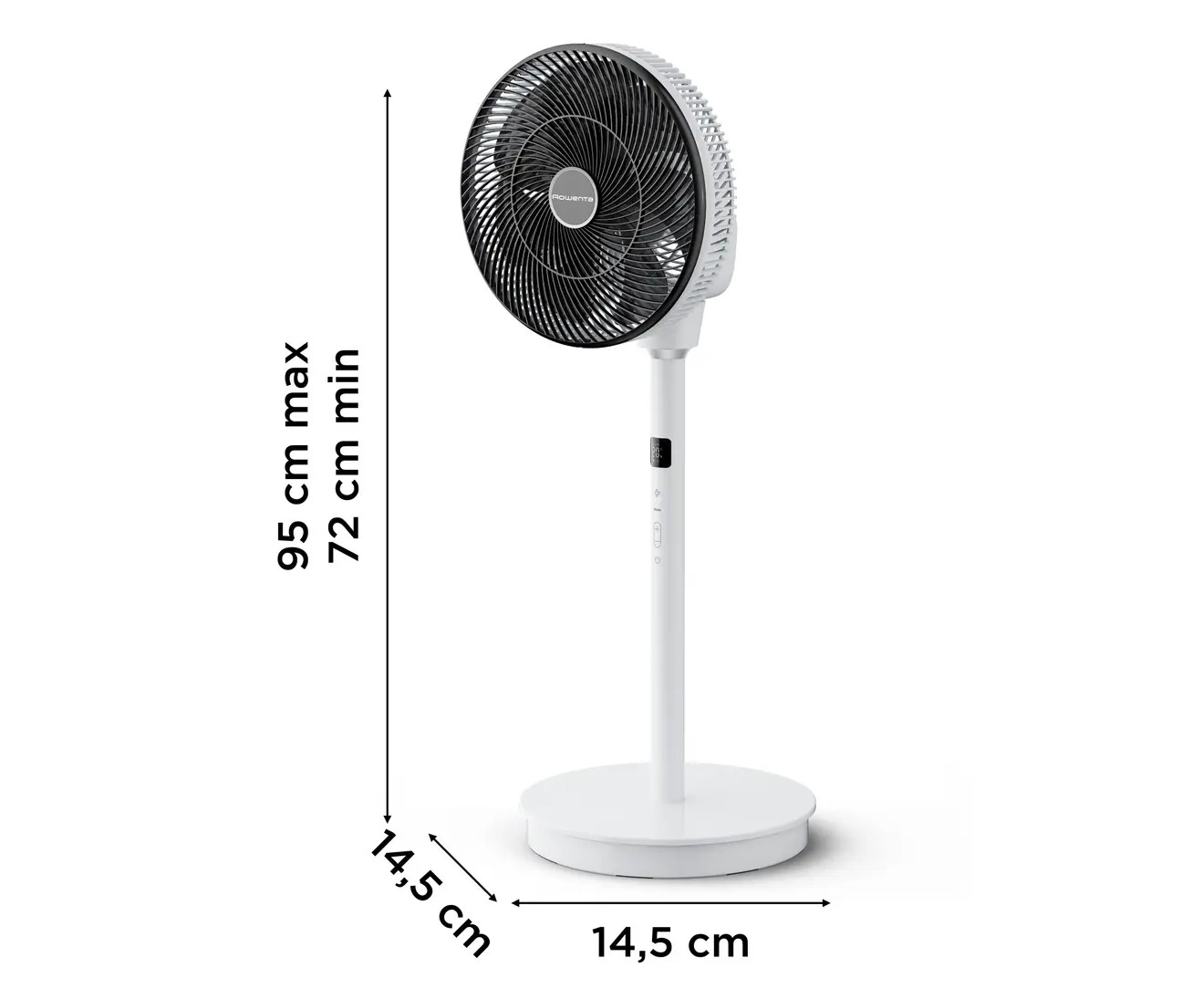 Petit électroménager ventilateur sur pied ROWENTA Turbo Swift Silence infinytech Réunion 03