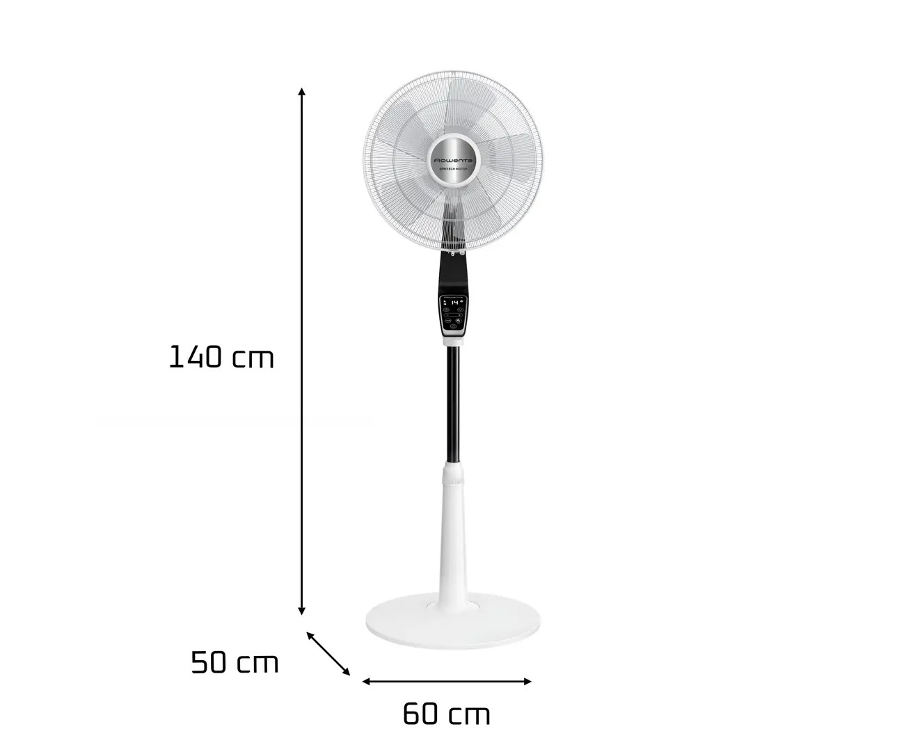 Petit électroménager ventilateur sur pied ROWENTA Turbo Extreme Silence infinytech Réunion 03