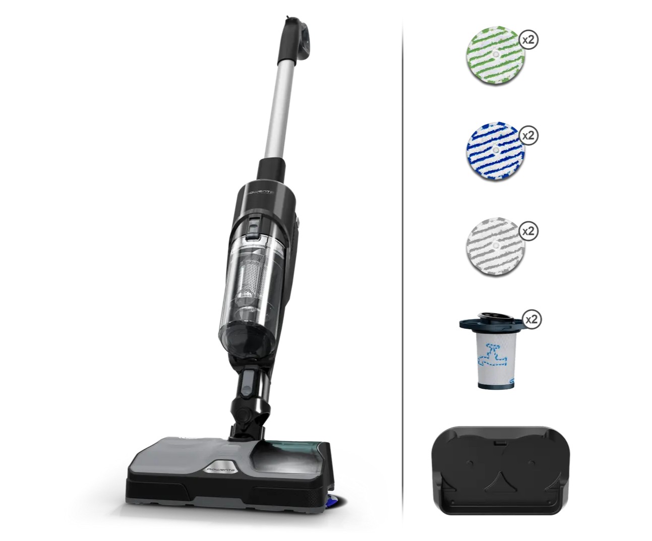 Petit électroménager Aspirateur laveur sans fil ROWENTA  X-Combo infinytech Réunion 02