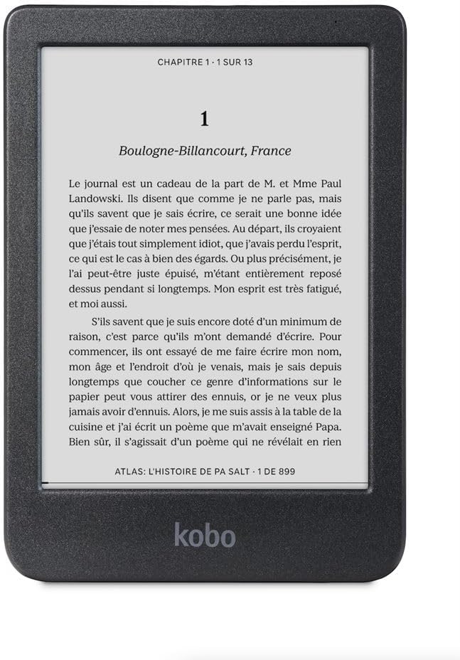 Liseuse KOBO Clara BW 6 pouces 16Go Noire infinytech Réunion 01