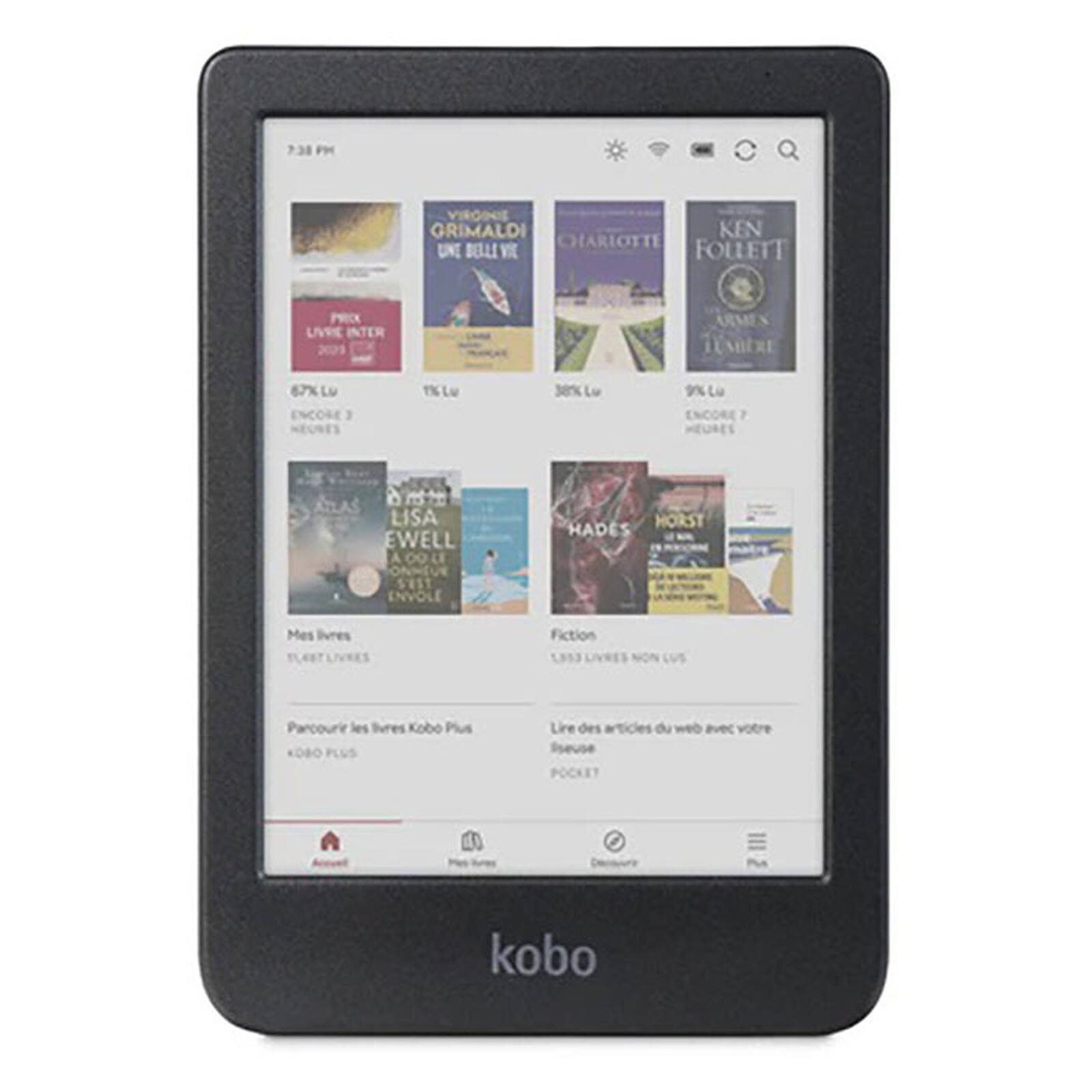 Liseuse KOBO Clara Colour 16Go Noire infinytech Réunion 01
