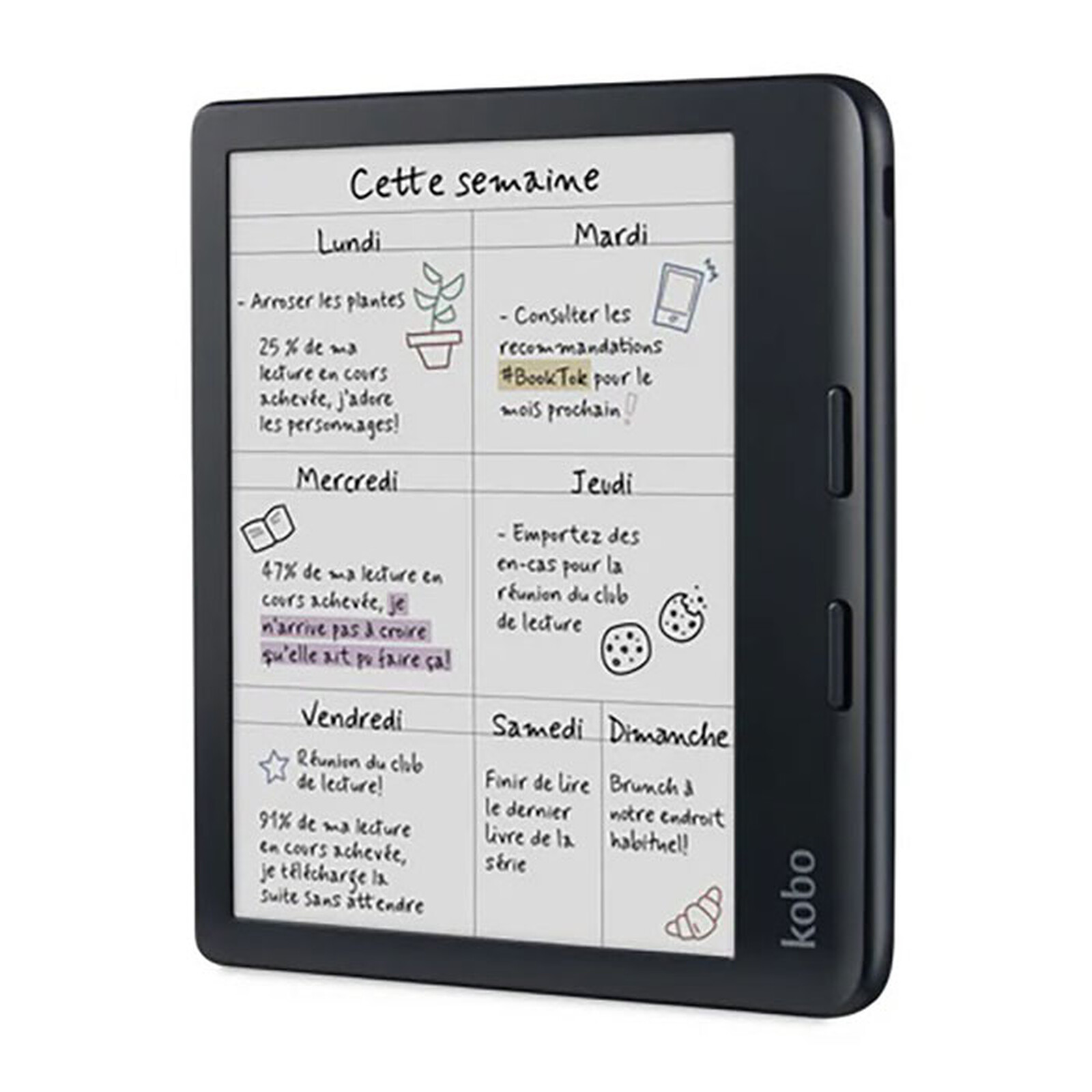 Liseuse KOBO Libra Colour 32Go Noire infinytech Réunion 01