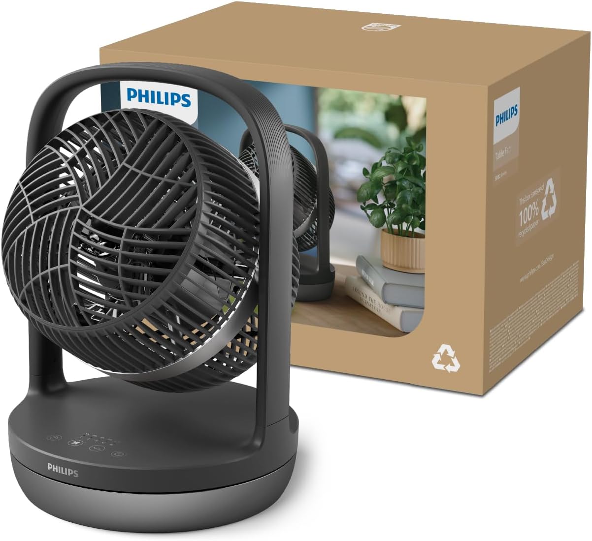 Petit électroménager ventilateur de table PHILIPS Série3000 CX3050 infinytech Réunion 03