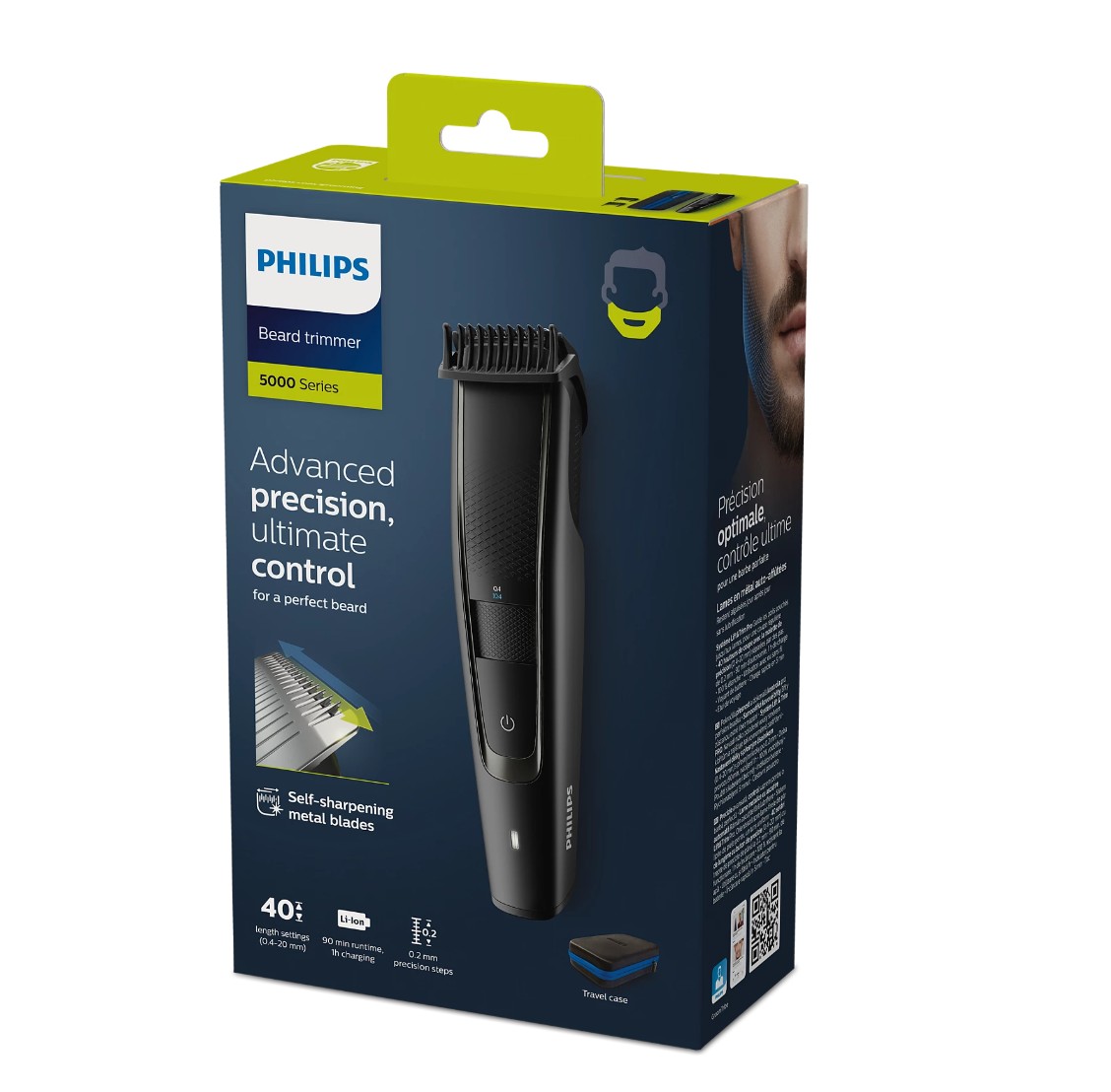 Petit électroménager tondeuse PHILIPS BT5515 Beardtrimmer series 5000 infinytech Réunion 06