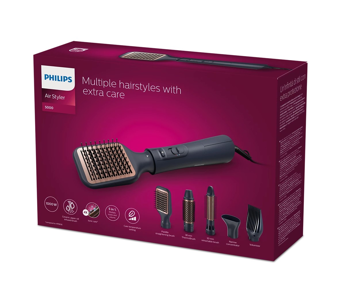 Petit électroménager brosse soufflante PHILIPS BHA530 Series 5000 infinytech Réunion 06
