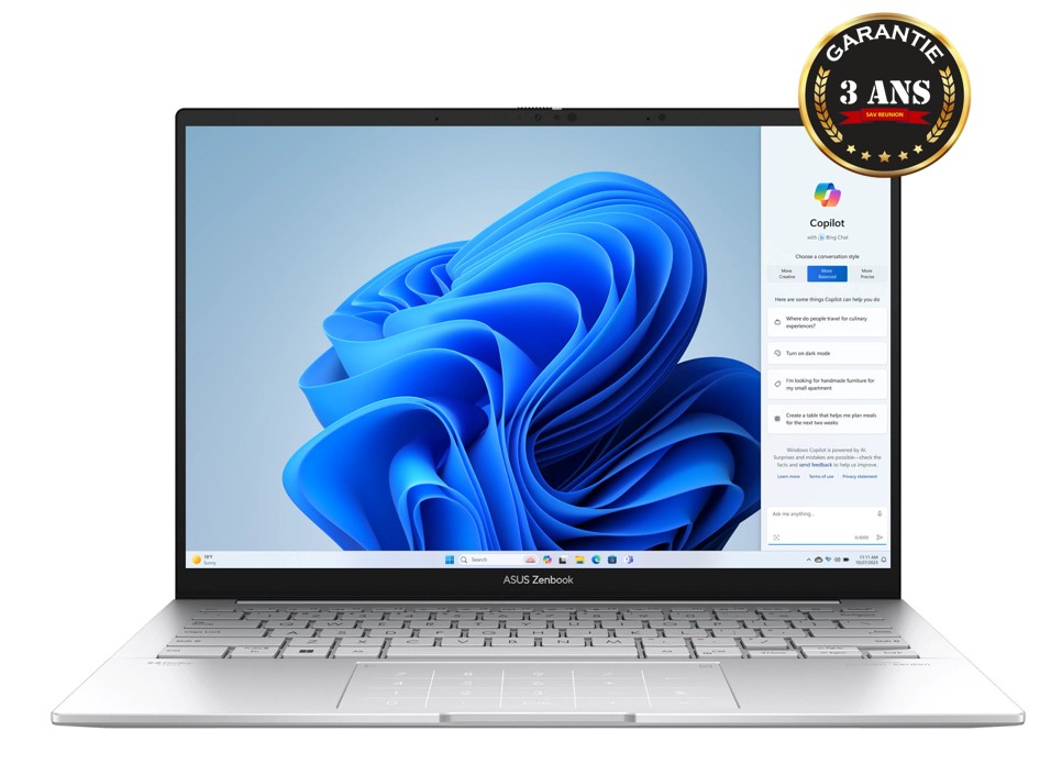 ASUS ZenBook OLED UX3405CA-QL635W infinytech Réunion 10