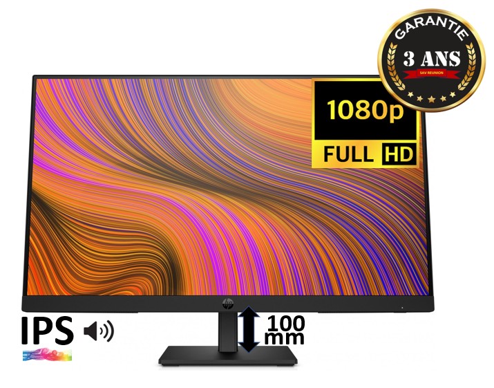 Ecran pc HP P24h G5 infinytech Réunion 10