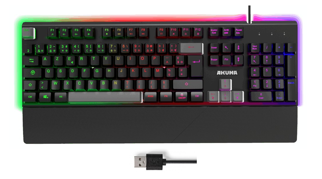 Matériels informatique clavier AKUMA Shonen K02 infinytech Réunion 01