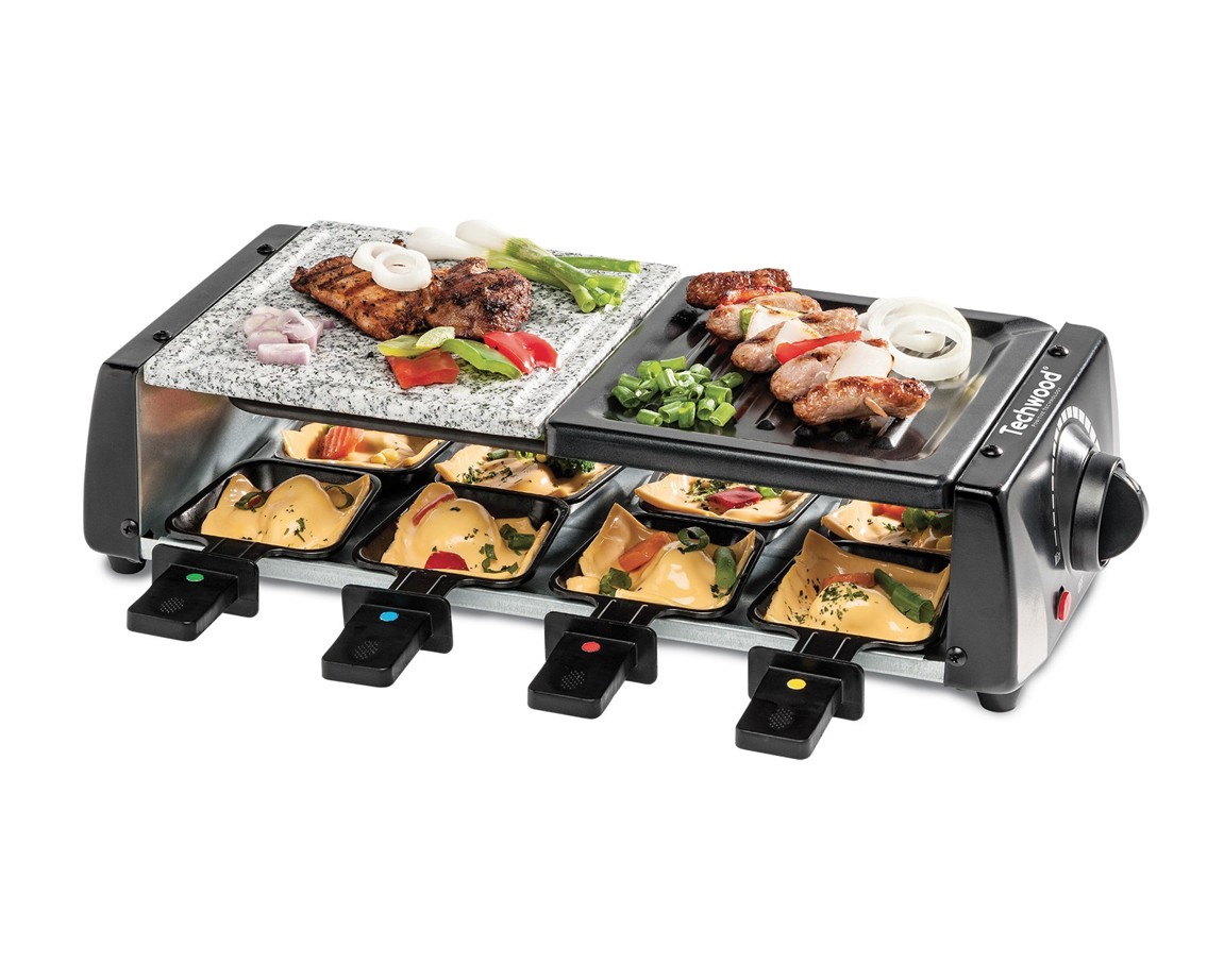 Petit électroménager pierre de cuisson et raclette TECHWOOD TRGP-896 infinytech Réunion 01