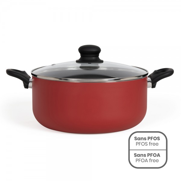 Petit électroménager Faitout 28cm LIVOO Premier Chef MEP151R Rouge infinytech Réunion 01