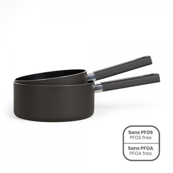Petit électroménager Set de 2 casseroles LIVOO Premier Chef MEP154N infinytech Réunion 01