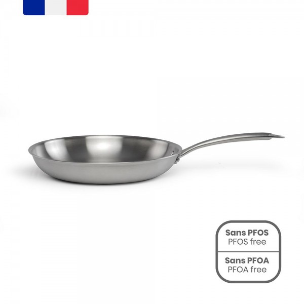Petit électroménager Poêle en acier inoxydable 24 cm LIVOO MEP158 infinytech Réunion 01