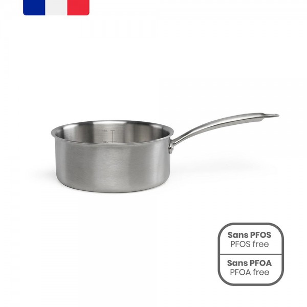 Petit électroménager casserole en acier inoxydable 18cm LIVOO MEP160 infinytech Réunion 01