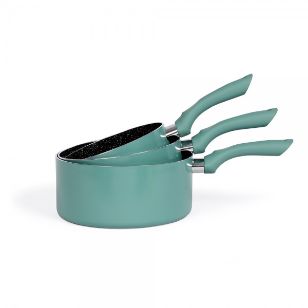 Petit électroménager set de 3 casseroles LIVOO MEN125VS infinytech Réunion 01