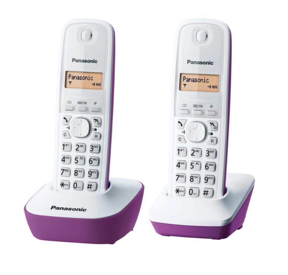 Téléphonie téléphone DECT Duo PANASONIC KX-TG1612FRF infinytech Réunion 01