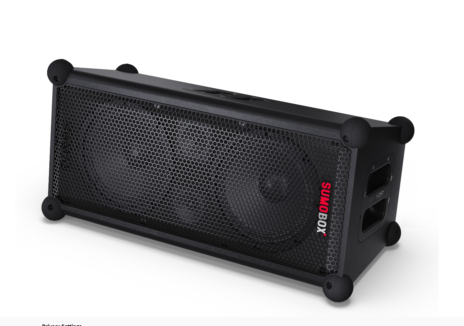 Matériels audio enceinte nomade SHARP Sumobox CP-LS100 infinytech Réunion 03