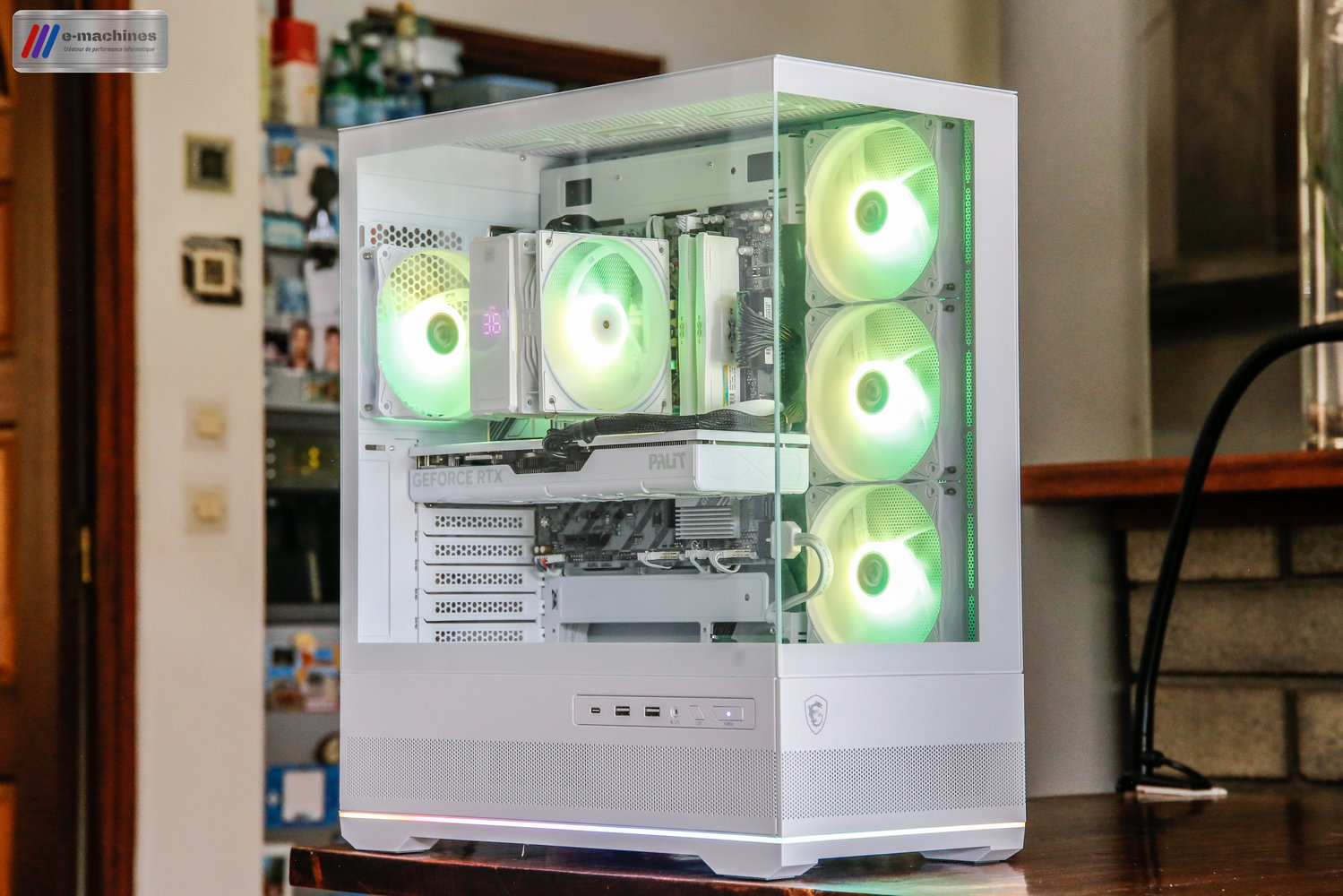 MSI MAG PANO 110R Ryzen7 8700F et RTX 5070 White OC 12Go infinytech Réunion 02