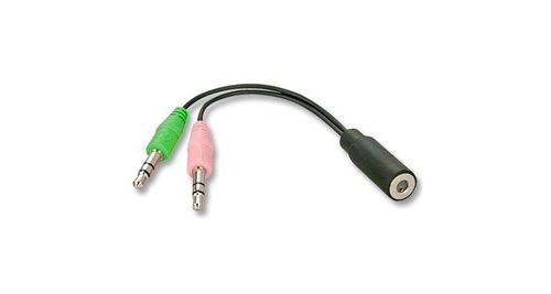 Adaptateur Jack 3.5mm Femelle vers 2 Jack 3.5mm Mâle infinytech Réunion 01