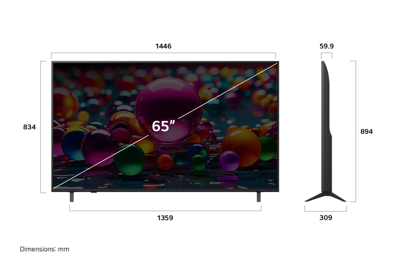 Matériels vidéo TV LED LG 65UA75006LA infinytech Réunion 04