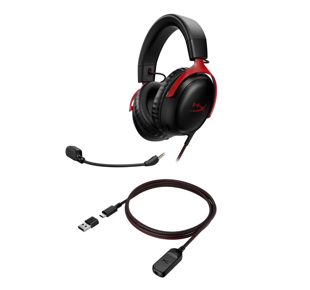 Matériels audio casque HP HyperX Cloud III Rouge infinytech Réunion 03