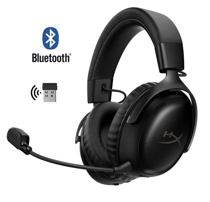 Matériels audio casque HP HyperX Cloud III S Sans Fil Noir infinytech Réunion 01