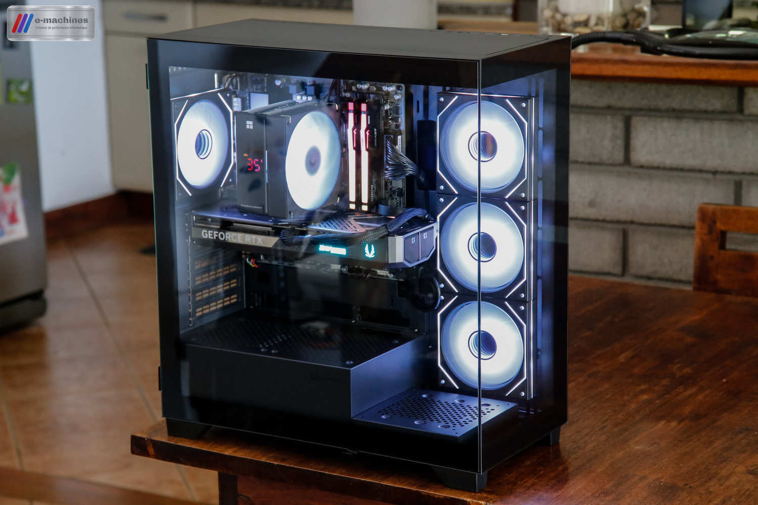 BitFénix Ceto Premium noir Ryzen 7 8700F et RTX 5070 infinytech Réunion 03