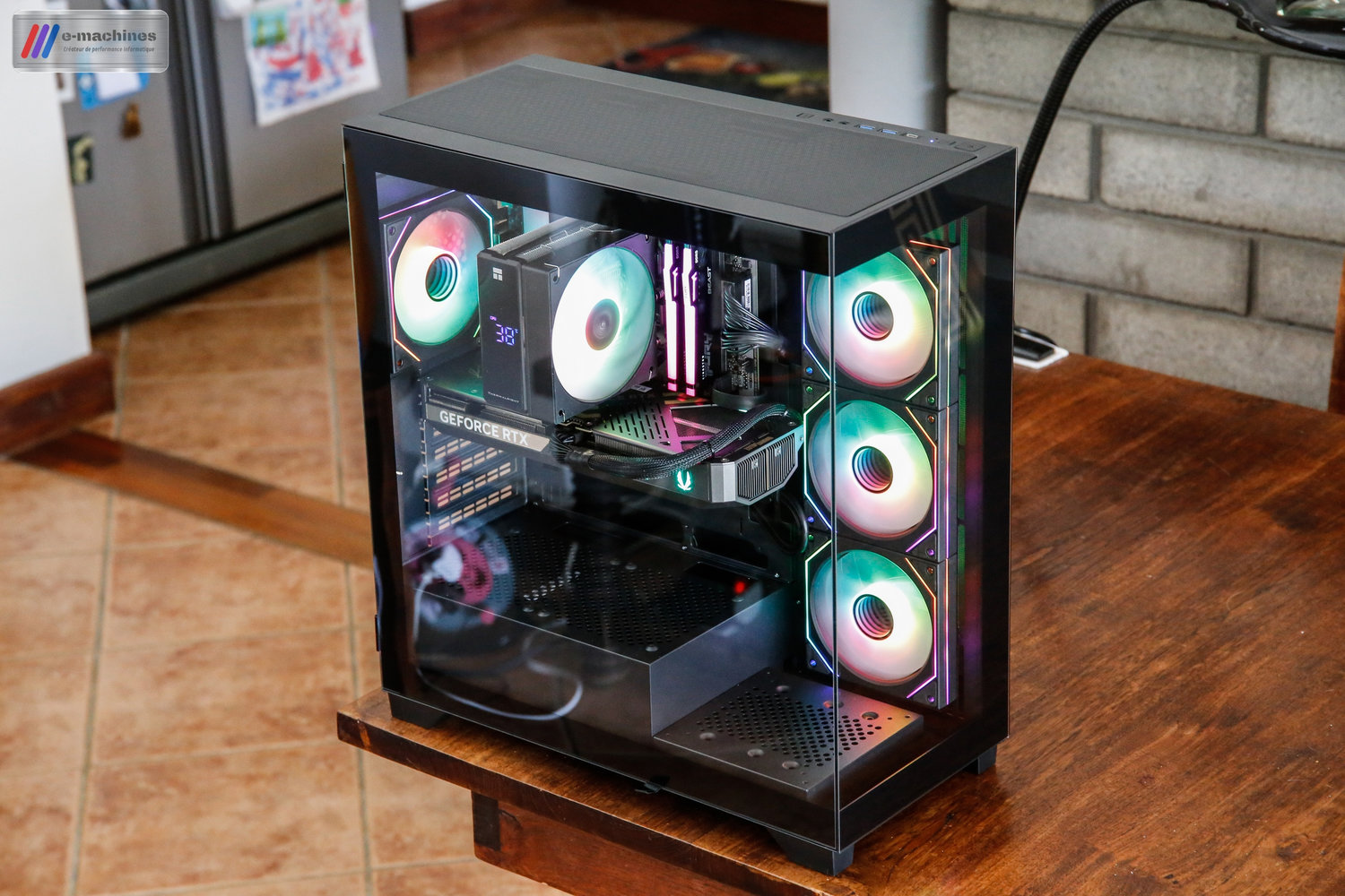 BitFénix Ceto Premium noir Ryzen 7 8700F et RTX 5070 infinytech Réunion 01