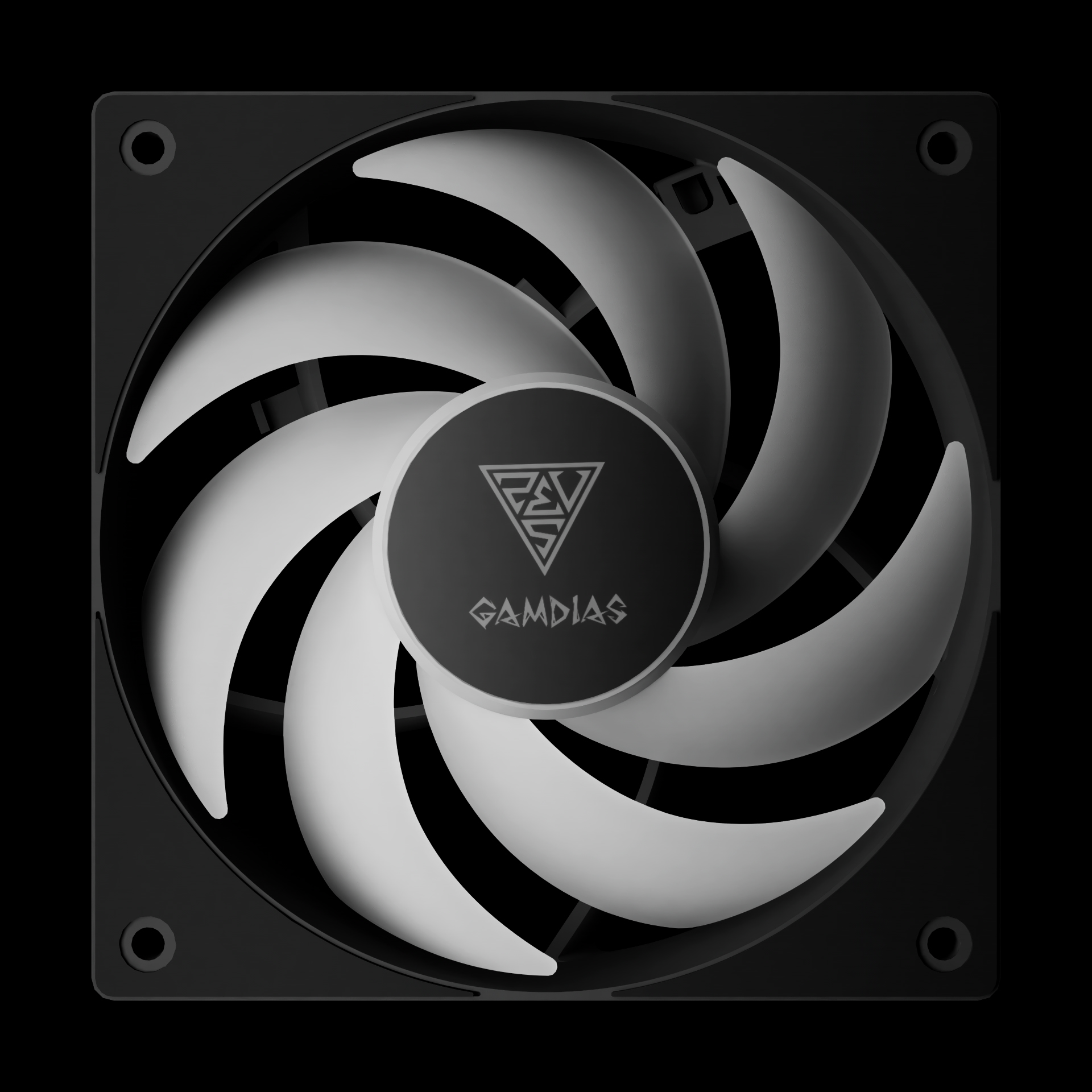 Ventilateur GAMDIAS NOTUS M1-1201 ARGB Noir infinytech Réunion 03