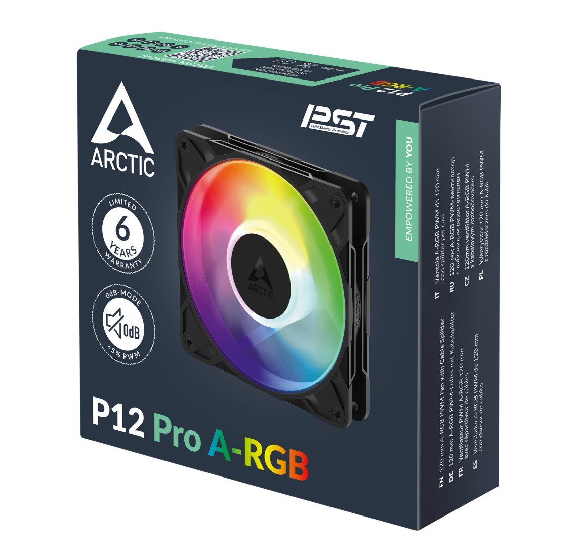 ARCTIC P12 Pro A-RGB Noir infinytech Réunion 05