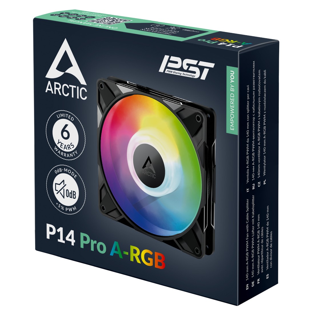 ARCTIC P14 Pro PWM A-RGB Noir infinytech Réunion 05