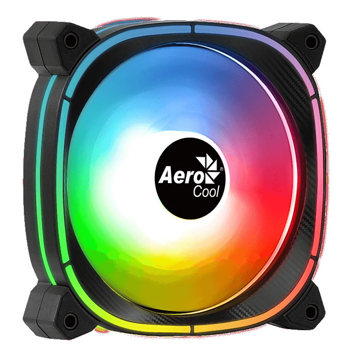 AeroCool Astro 12F RGB 12cm Noir infinytech Réunion 01