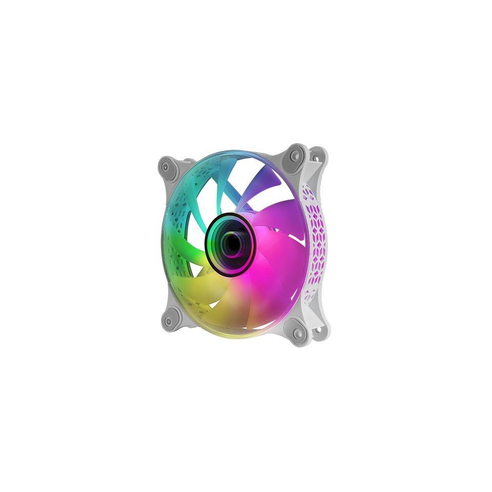 Matériels informatique ventilateur MARS Gaming MF-3D 120mm RGB Blanc infinytech Réunion 02